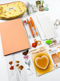 🍑Peach Sunset Stationery Set — A Touch of Golden Warmth