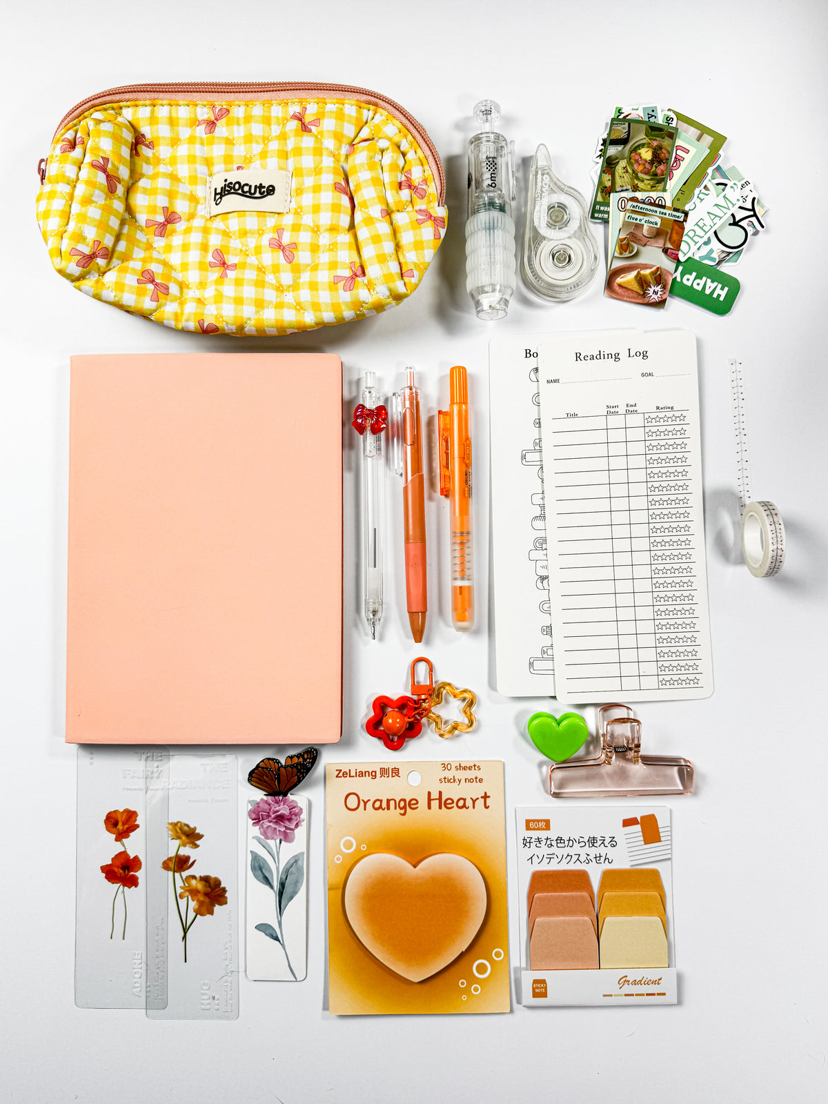 🍑Peach Sunset Stationery Set — A Touch of Golden Warmth