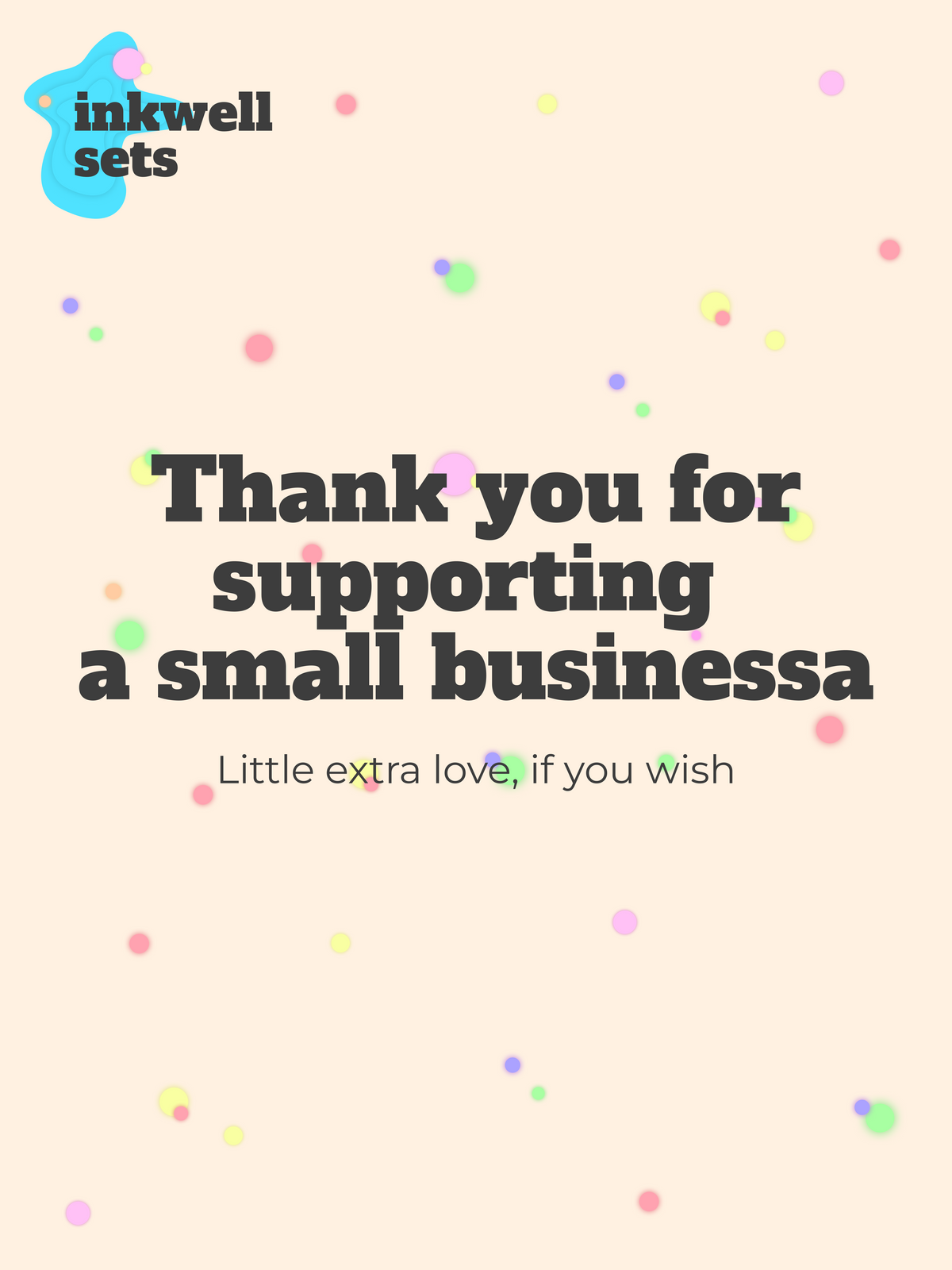 A Small Thank-You 🤍